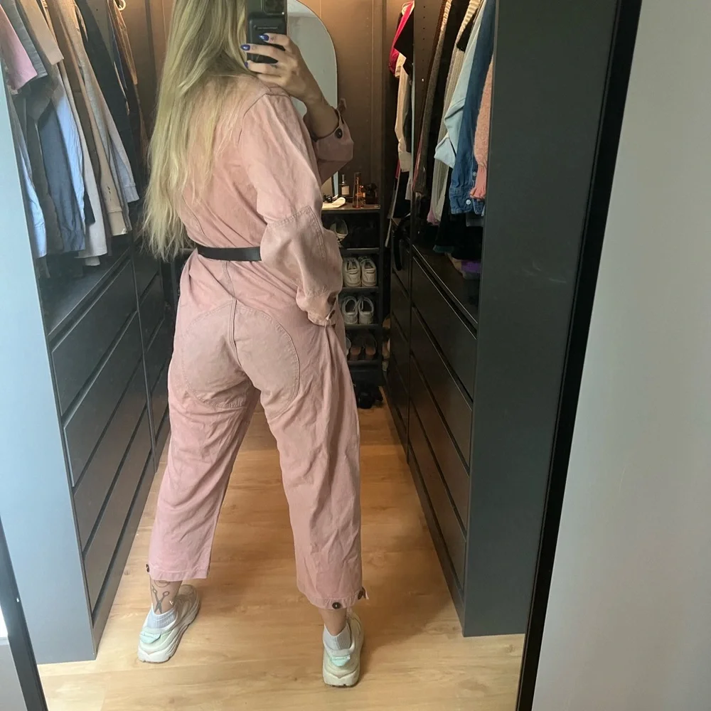 INTENTIONALLY BLANK Pink Utility Jumpsuit - Picture 5 of 16